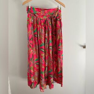 Johnny Was Flamingo Palazzo Pant. New with tags